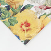 Floral Garden Baby eerste jaar Foto collage Fleece Deken (Hoek)