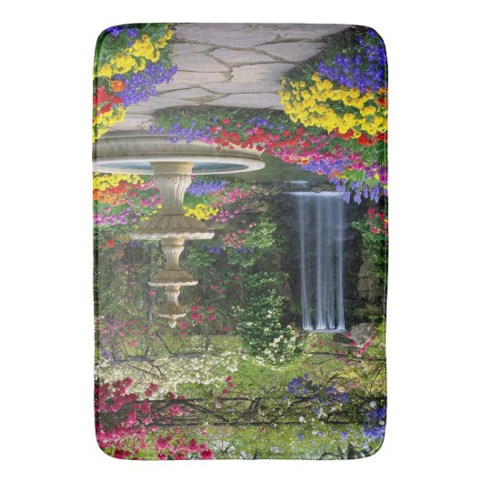 Floral Garden Badmat (Voorkant Verticaal)