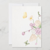 Floral garden birthday kaart (Achterkant)