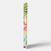 Floral Garden, blauwe achtergrond Case-Mate iPhone Case (Achterkant / Rechts)