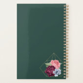 Floral Garden Botanical Terrarium gepersonaliseerd Planner (Achterkant)