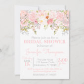 Floral Garden Bridal Shower Kaart (Voorkant)