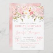 Floral Garden Bridal Shower Kaart (Voorkant / Achterkant)