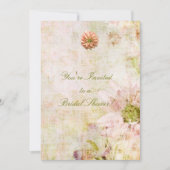 Floral Garden Bridal Shower-uitnodiging Kaart (Voorkant)