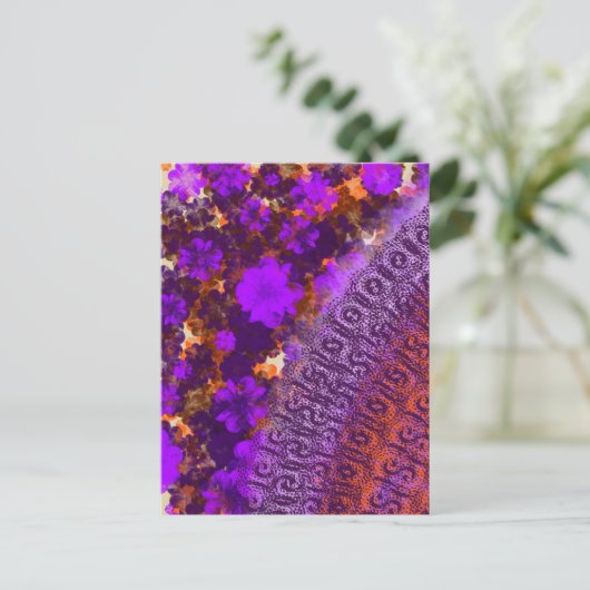 Floral Garden Briefkaart (Staand voorkant)