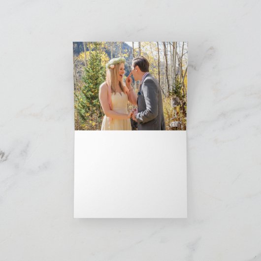 Floral Garden bruiloft dank u nota Kaarten (Binnen)