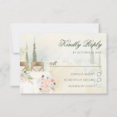 Floral garden decoration  RSVP kaartje (Voorkant)