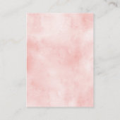 Floral Garden Diaper Raffle Ticket inserts Informatiekaartje (Achterkant)