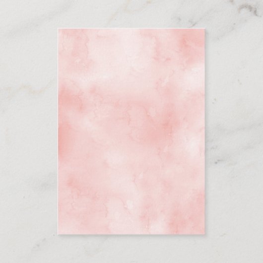 Floral Garden Diaper Raffle Ticket inserts Informatiekaartje (Achterkant)