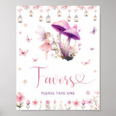 Floral Garden Fairy Favors Neem een Poster (Voorkant)
