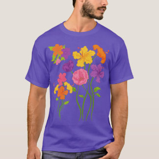 Floral Garden Flowers Planten Gardener Botanical T-shirt
