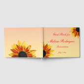 Floral Garden Flowers Quinceanera Guest Book Gastenboek (Volledig)