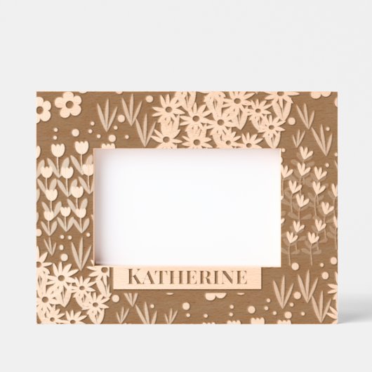 Floral Garden Gegraveerde Lijstjes (Voorkant)