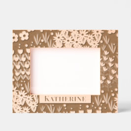 Floral Garden Gegraveerde Lijstjes