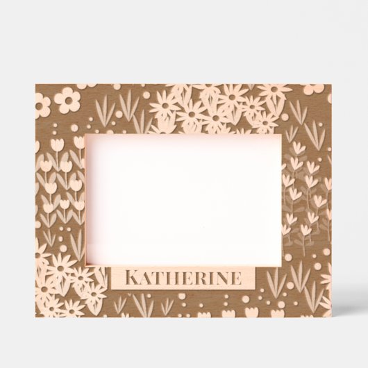 Floral Garden Gegraveerde Lijstjes (Voorkant)