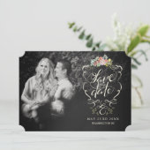 Floral Garden Hand die sparen de Kaarten van de Da (Staand voorkant)