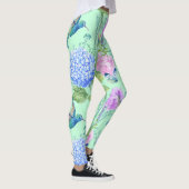 Floral Garden Hummingbird Dragonfly Butterfly Leggings (Rechts)