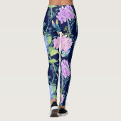 Floral Garden Hummingbird Dragonfly Legging (Achterkant)