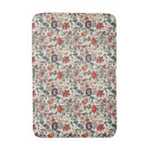 Floral Garden in Reds en Dark Blues Badmat (Voorkant Verticaal)