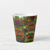 Floral Garden Latte Mok (Voorkant)