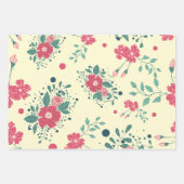  Floral Garden Matte Wrapping Paper (Voorkant 3)