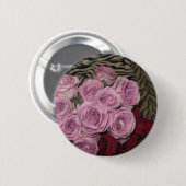 Floral Garden Ronde Button 5,7 Cm (Voorkant /achterkant)