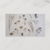 Floral Garden Rustic Flowers Social Media Visitekaartje (Achterkant)