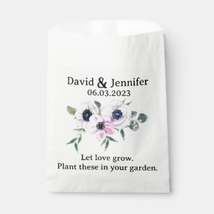 Floral Garden Seed Envelopes Wedding Bedankzakje