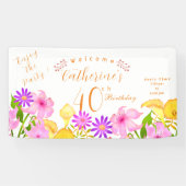 Floral Garden Spandoek (Horizontaal)