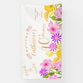 Floral Garden Spandoek (Verticaal)