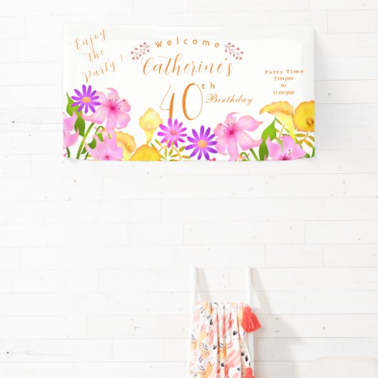 Floral Garden Spandoek (Insitu)