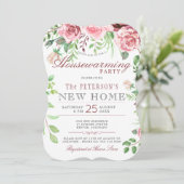 Floral Garden Summer Housewarming Kaart (Staand voorkant)