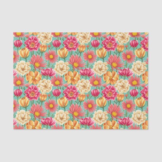 Floral Garden Tissuepapier (Voorkant)