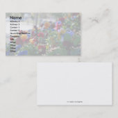 Floral Garden Visitekaartje groot formaat (Voorkant / Achterkant)