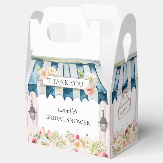 Floral Garden Vrijgezellenfeest Favor Box Bedankdoosjes (Geopend)