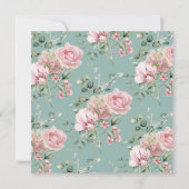  Floral Garden Vrijgezellenfeest Kaart (Achterkant)