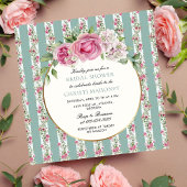  Floral Garden Vrijgezellenfeest Kaart