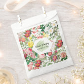 Floral Garden, Waterverf en geometrische bruiloft Bedankzakje (Geknipt)