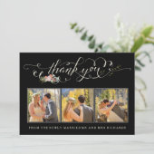 Floral Garden Weddenschap Foto kaarten (Staand voorkant)