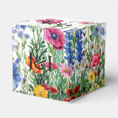 Floral garden wedding bedankdoosjes (Achterkant)