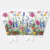 Floral garden wedding bedankdoosjes (Ongevouwen)