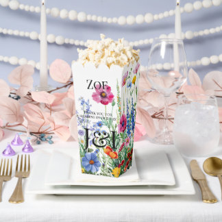 Floral garden wedding bedankdoosjes