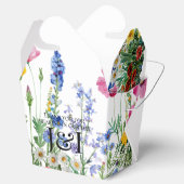 Floral garden wedding bedankdoosjes (Geopend)