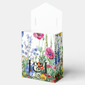 Floral garden wedding bedankdoosjes (Geopend)