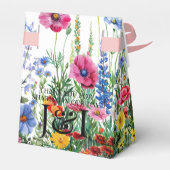 Floral garden wedding bedankdoosjes (Achterkant)