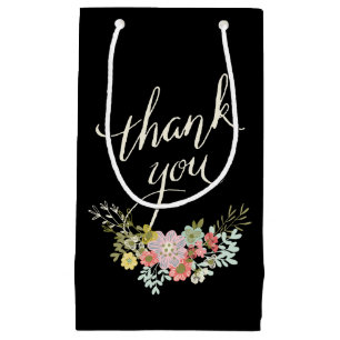 Floral Garden Wedding Bedankt voor cadeautjes Klein Cadeauzakje