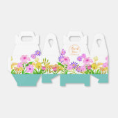 Floral Garden Witte Tent Favor Box Bedankdoosjes (Uitgevouwen)