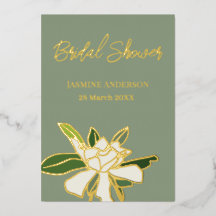 Floral Gardenia Simple Garden Vrijgezellenfeest