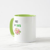Floral Gardening Mug Plant Lovers Coffee Mug Mok (Voorkant links)