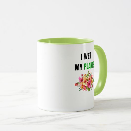 Floral Gardening Mug Plant Lovers Coffee Mug Mok (Voorkant rechts)